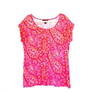 RALPH LAUREN Paisley Cotton T-Shirt